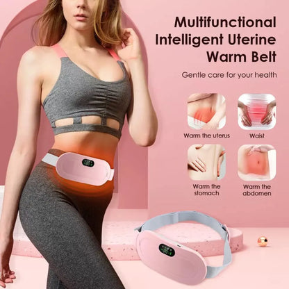 Menstrual Heating Pad and Massager – Gentle Heat & Soothing Vibration for Period Pain Relief