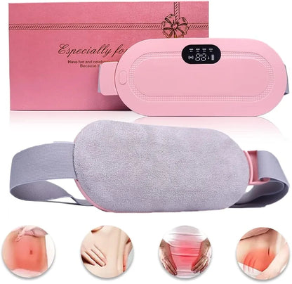Menstrual Heating Pad and Massager – Gentle Heat & Soothing Vibration for Period Pain Relief